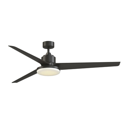 Fanimation TriAire Custom 72in 1-Light Smart Ceiling Fan | Dark Bronze and Dark Bronze Composite | Indoor & Outdoor Wet | Model FPD8515DZW-72DZW-12LK