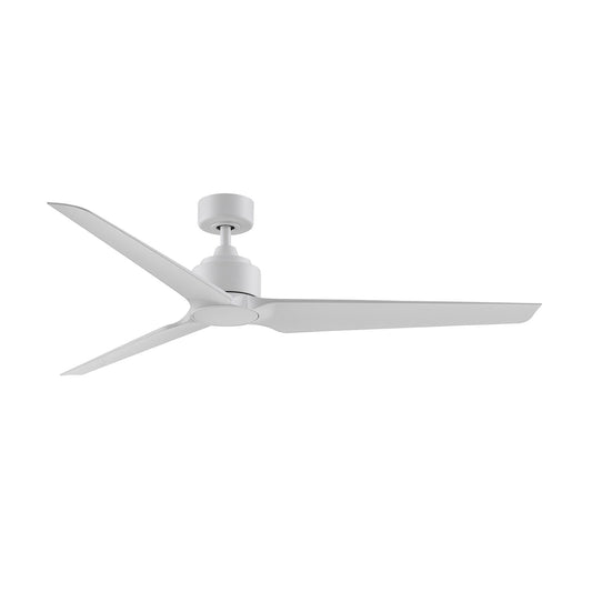 Fanimation TriAire Custom 72in Marine Grade Wet Rated Smart Ceiling Fan | Matte White Composite Blades | Indoor & Outdoor | Model FPD8515MWM-72MWW