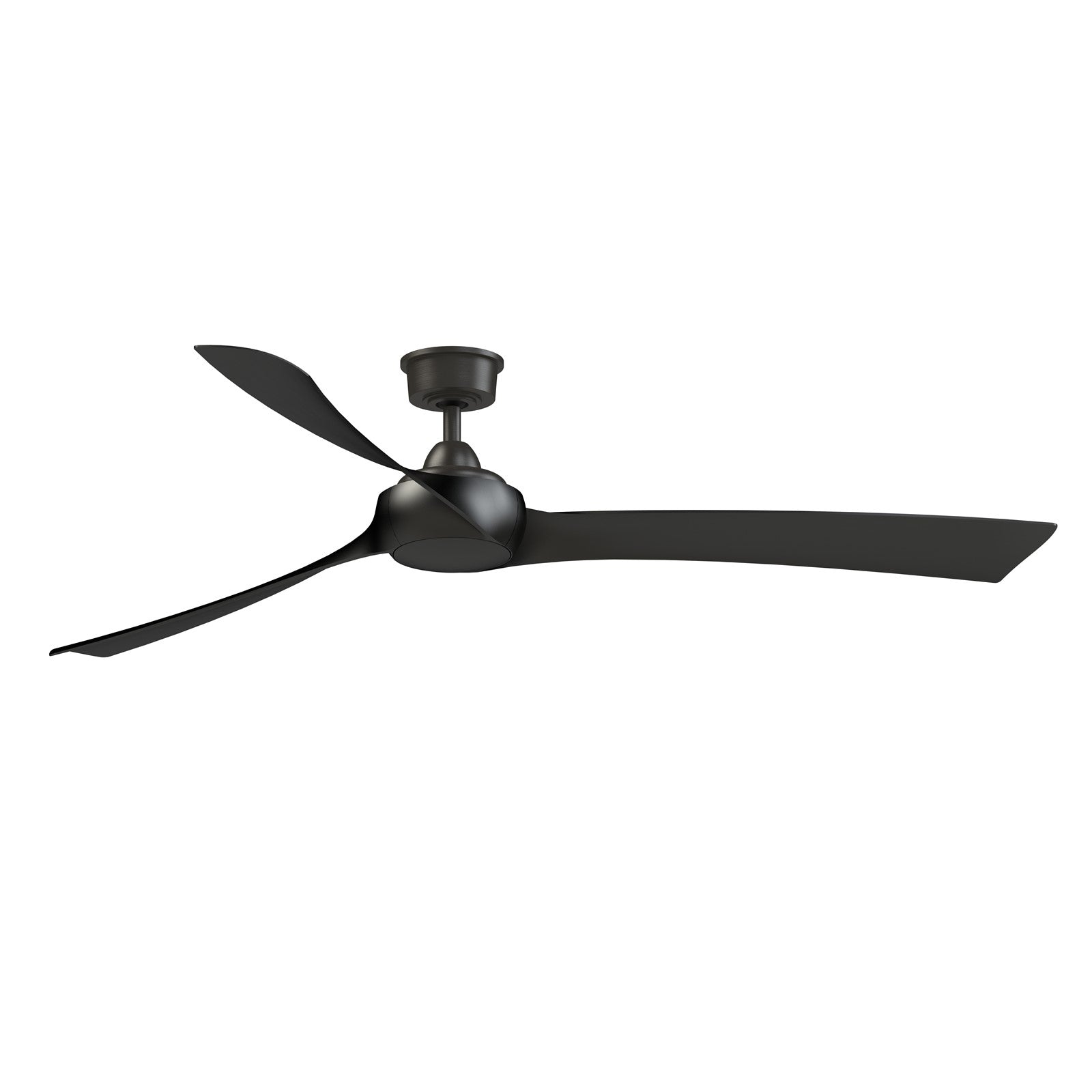 Fanimation Wrap Custom 72in 3-Blade DC Ceiling Fan | Dark Bronze and Black Composite | Covered Patio & Great Room | Model FPD8531DZ-72BL