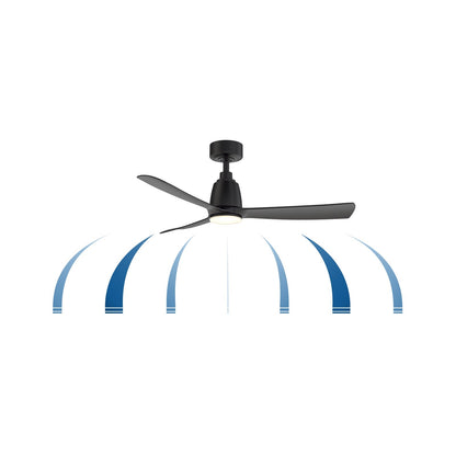 Fanimation Kute 44in Smart Ceiling Fan | Brushed Nickel and Opal Frosted Glass | Covered Patio & Living Room | 44 x 44 x 13.78 in | Model FPD8547BN-LK