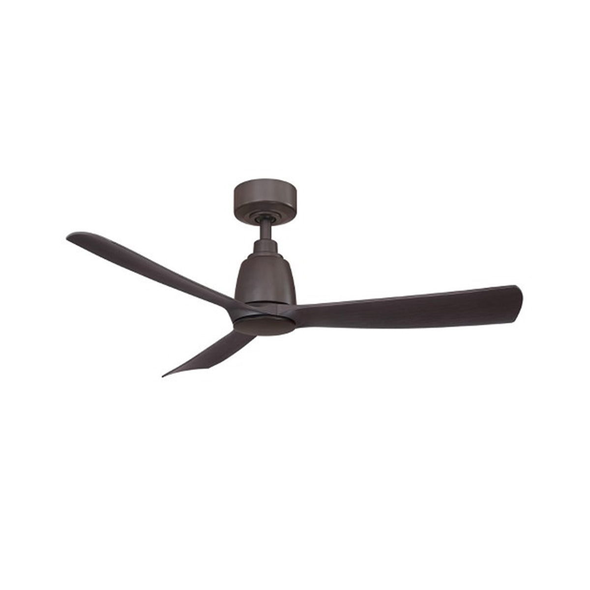 Fanimation Kute 44in 3-Blade Ceiling Fan | Dark Bronze and Dark Walnut Composite Blades | Indoor & Outdoor Damp Rated | Model FPD8547DZ