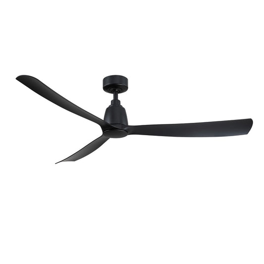 Fanimation Kute 60in 3-Blade Ceiling Fan | Black Composite | Covered Patio & Great Room | 60 x 60 x 13 in | Model FPD8560BL