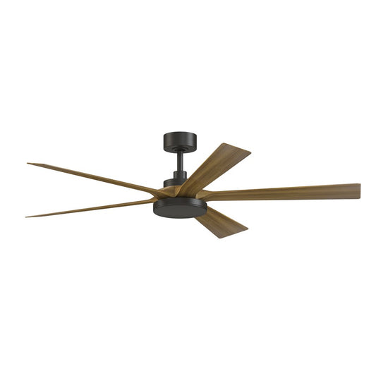 Fanimation TorchAire 64in 1-Light Ceiling Fan | Modern Dark Bronze and Opal Frosted Glass | Covered Patio & Living Room | Model FPD8564DZ