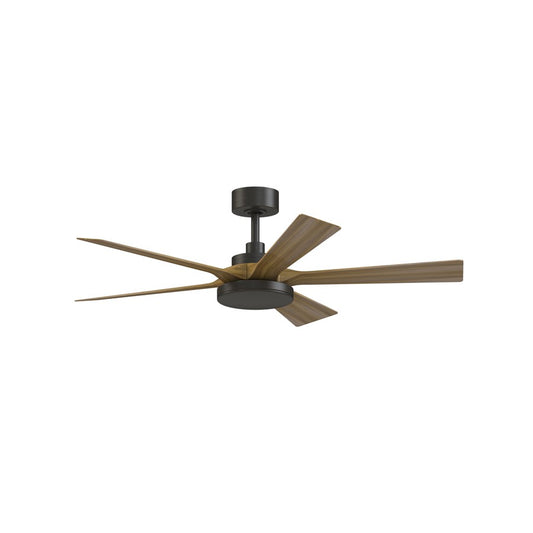 Fanimation TorchAire 52in 5-Blade Ceiling Fan | Dark Bronze and Koa Blades with Opal Frosted Glass | Living Room & Covered Patio | Model FPD8570DZ