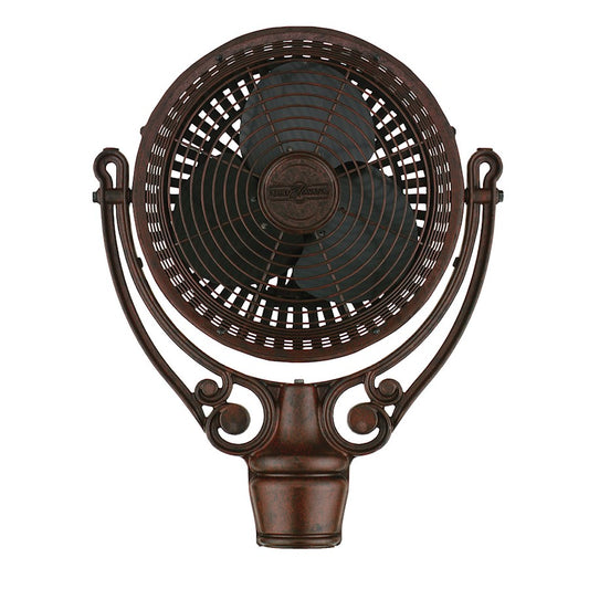 Fanimation Old Havana 24in 3-Blade Ceiling Fan Motor Assembly | Rust Finish Die-Cast Metal | Damp Locations & Covered Patios | Model FPH210RS