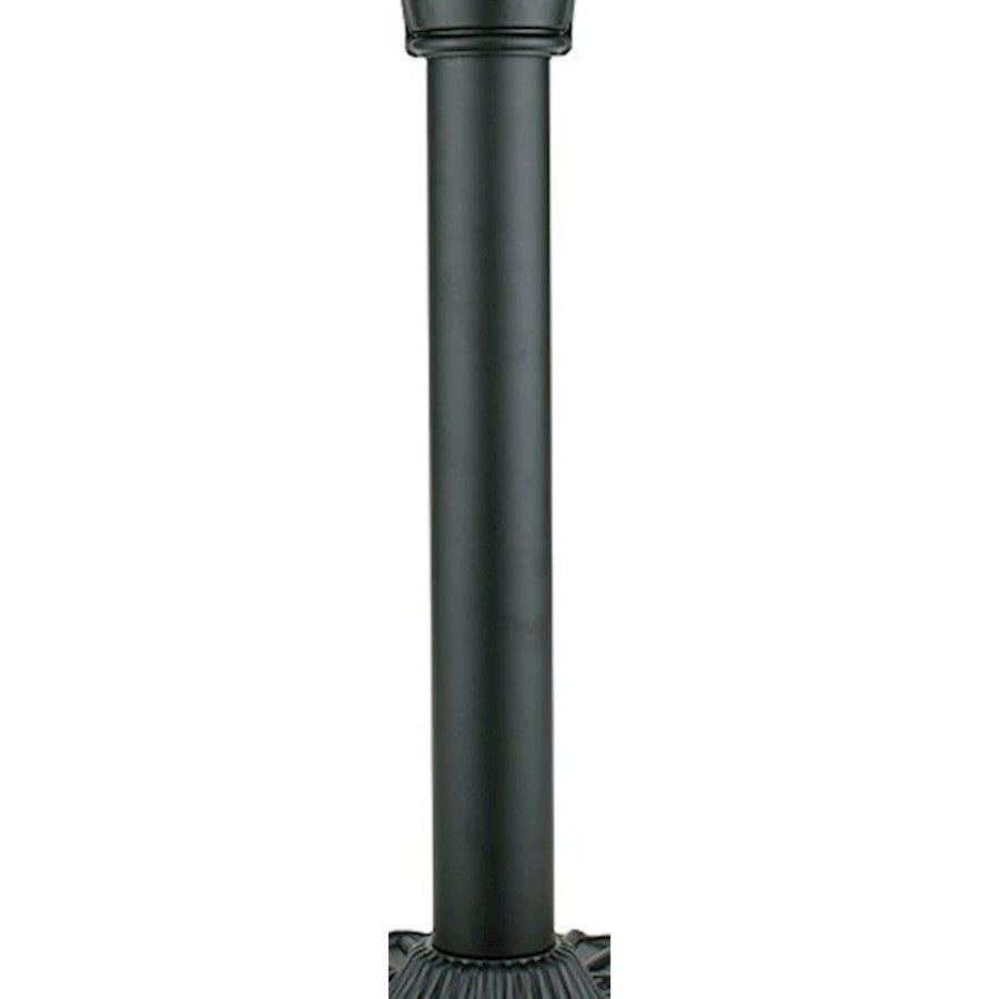Fanimation Old Havana Pedestal Column | Black Metal Column for Ceiling Fan | Floor Standing & Portable Use | 3 x 22 x 22 in | Model FPH70BL