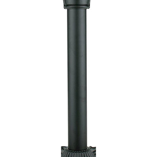 Fanimation Old Havana Pedestal Column | Black Metal Column for Ceiling Fan | Floor Standing & Portable Use | 3 x 22 x 22 in | Model FPH70BL