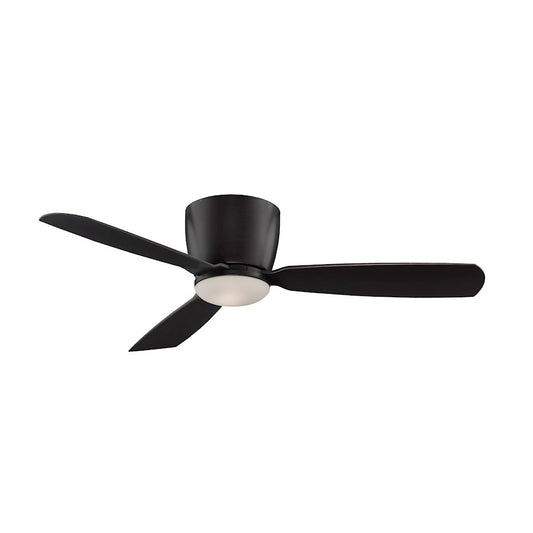 Fanimation Embrace 52in 3-Blade Ceiling Fan | Dark Bronze and Opal Frosted Glass | Living Room & Bedroom | 52 x 52 x 10 in | Model FPS7955DZ