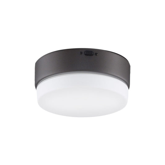 Fanimation Zonix 7in 1-Light Ceiling Fan Light Kit | Matte Greige and Opal Frosted Glass | Covered Patio & Wet Locations | Model LK4640BGRW