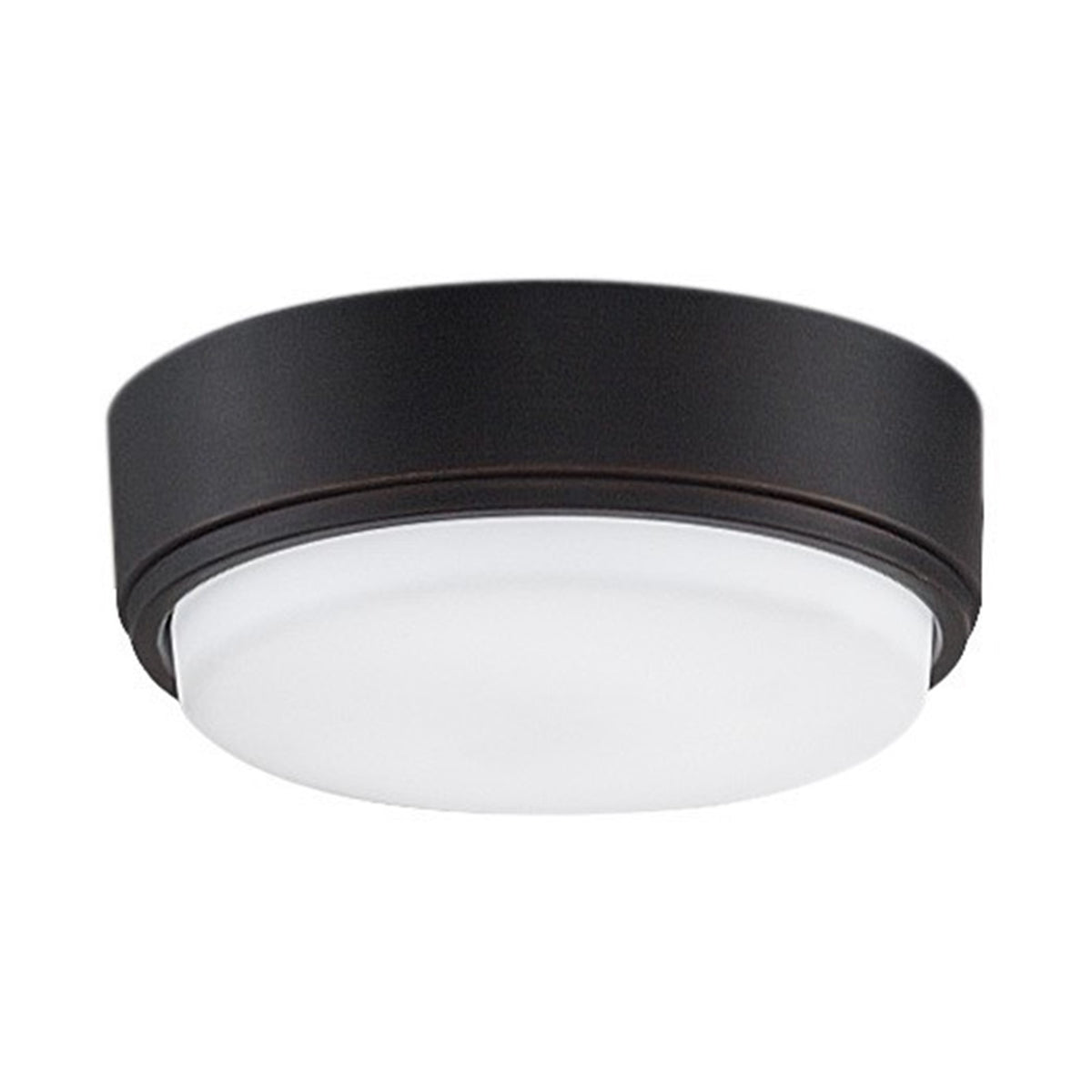 Fanimation Zonix Wet Custom 6in LED Light Kit | Dark Bronze and Opal Frosted Glass | Covered Patio & Outdoor Ceiling Fan | Model LK4660DZW