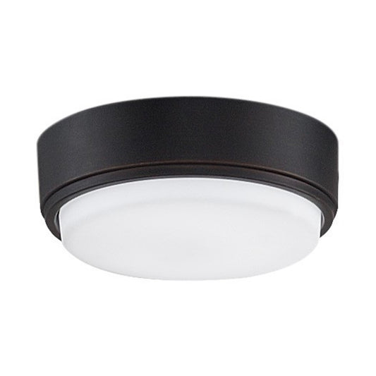 Fanimation Zonix Wet Custom 6in LED Light Kit | Dark Bronze and Opal Frosted Glass | Covered Patio & Outdoor Ceiling Fan | Model LK4660DZW