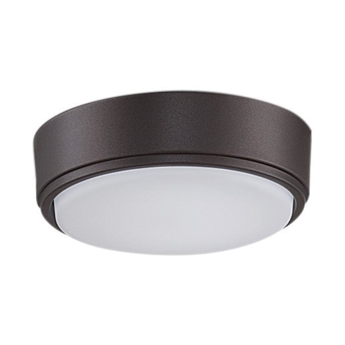 Fanimation Zonix Wet Custom 6in LED Light Kit | Matte Greige and Opal Frosted Glass | Covered Patio & Outdoor Ceiling Fan | Model LK4660GRW
