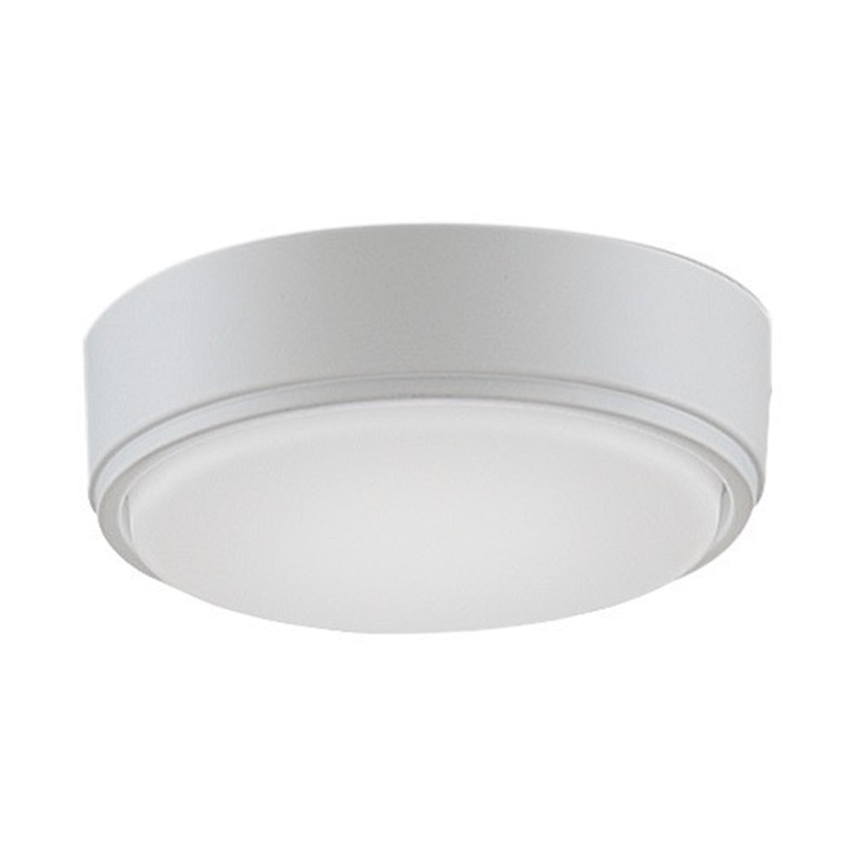 Fanimation Zonix Wet Custom 6in LED Light Kit | Matte White and Opal Frosted Glass | Covered Patio & Outdoor Ceiling Fan | Model LK4660MWW