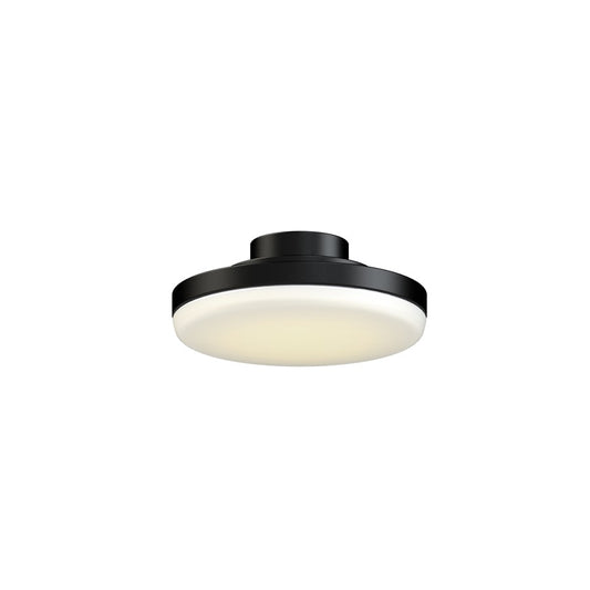 Fanimation TriAire 12in LED Light Kit | Black and Opal Frosted Glass | Ceiling Fan Light Kit for Living Room & Bedroom | Model LK8505BLW