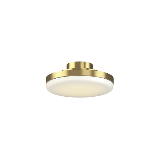 Fanimation TriAire 12in LED Light Kit | Brushed Satin Brass and Opal Frosted Glass | Ceiling Fan Light Kit for Bedroom & Living Room | Model LK8505BS
