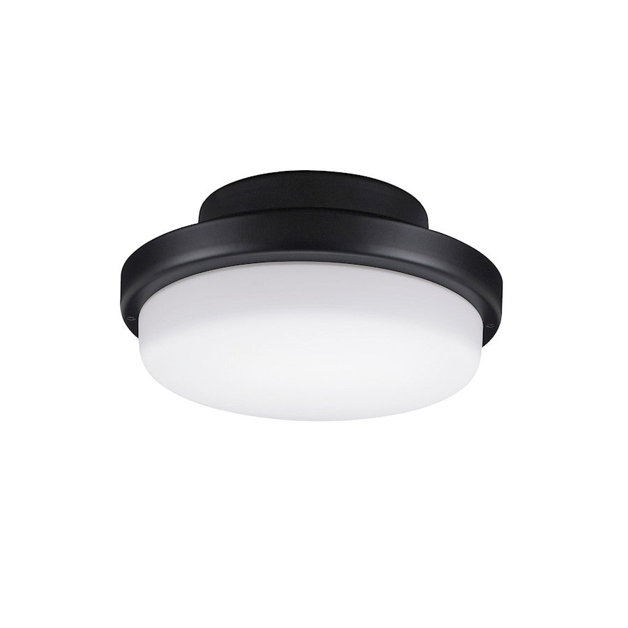 Fanimation TriAire Custom 7in LED Light Kit | Black and Opal Frosted Glass | Ceiling Fan Light Kit for Bedroom & Living Room | Model LK8514BLM