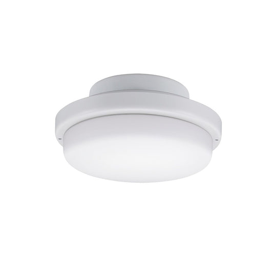 Fanimation TriAire Custom 7in LED CCT Light Kit | Matte White and Opal Frosted Glass | Ceiling Fan Light Kit for Indoor & Covered | Model LK8514MWM