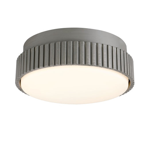 Fanimation Kute 60 Knurled CCT LED Light Kit | Antique Graphite and Opal Frosted Glass | Ceiling Fan Light for Indoor & Outdoor | Model LK8561AGP
