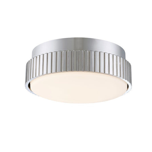 Fanimation Kute 5in 1-Light LED Light Kit | Brushed Nickel and Opal Frosted Glass | Damp Rated for Patio & Bathroom | 5 x 5 x 2 in | Model LK8561BN