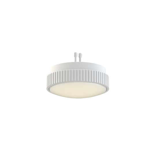 Fanimation Kute 5in 1-Light LED Light Kit | Matte White and Opal Frosted Glass | Damp Rated for Patio & Bathroom | 5 x 5 x 2 in | Model LK8561MW