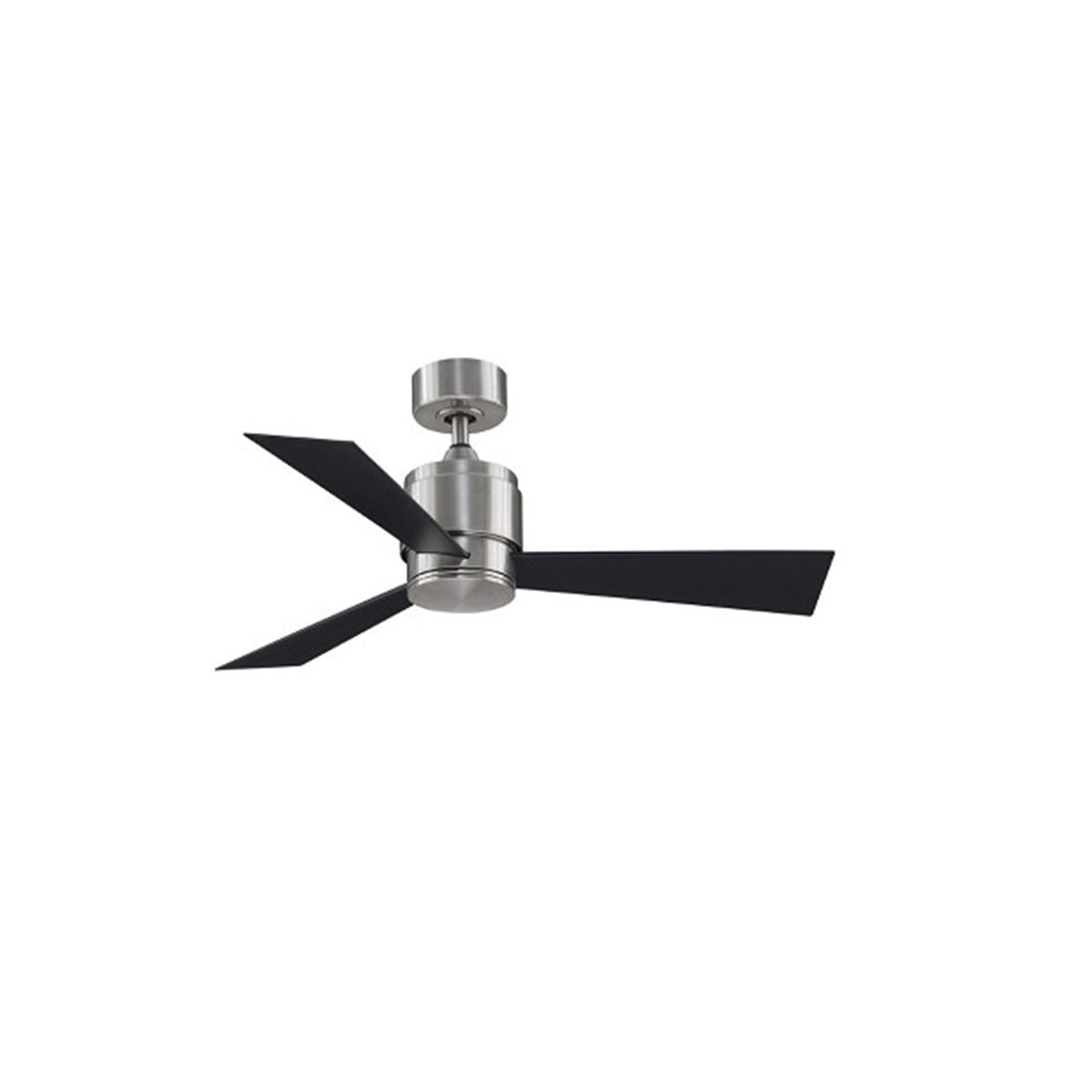 Fanimation Zonix Wet Custom 44in 3-Blade Ceiling Fan | Brushed Nickel | Covered Patio & Outdoor Living | 44 x 44 x 15 in | Model MA4660SSBNW