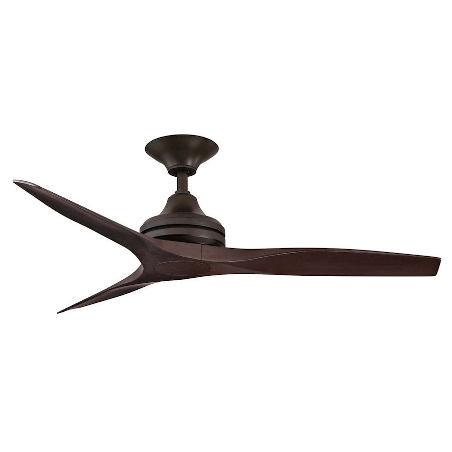 Fanimation Spitfire 48in 3-Blade Damp Rated Ceiling Fan Motor | Dark Bronze Finish | Indoor & Covered Patio | 48 x 48 x 12 in | Model MA6721BDZ
