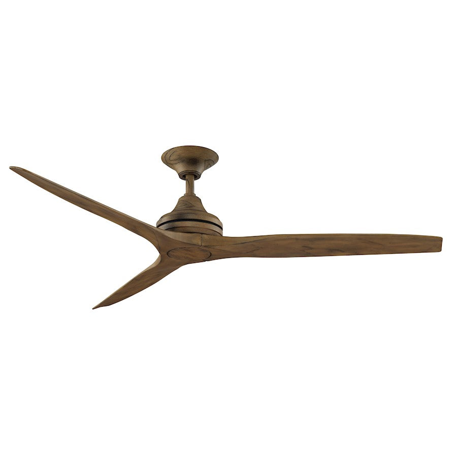 Fanimation Spitfire 60in 3-Blade Ceiling Fan | Driftwood Motor | Damp Rated for Covered Patios & Bedrooms | 6641 CFM, 21° Pitch | Model MA6721DF