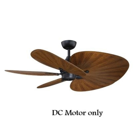 Fanimation Islander 52in 5-Blade Ceiling Fan Motor Only | Tropical Black DC Motor | Living Room & Bedroom | 52 x 52 x 16 in | Model MAD3250BL