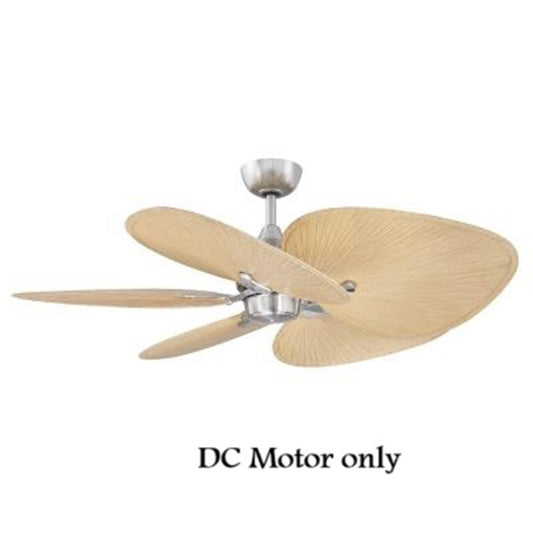 Fanimation Islander 52in 5-Blade Ceiling Fan Motor Only | Tropical Brushed Nickel DC Motor | Living Room & Bedroom | 52 x 52 x 16 in | Model MAD3250BN