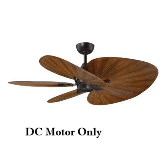 Fanimation Islander 52in 5-Blade Ceiling Fan Motor Only | Tropical Dark Bronze DC Motor | Living Room & Bedroom | 52 x 52 x 16 in | Model MAD3250DZ