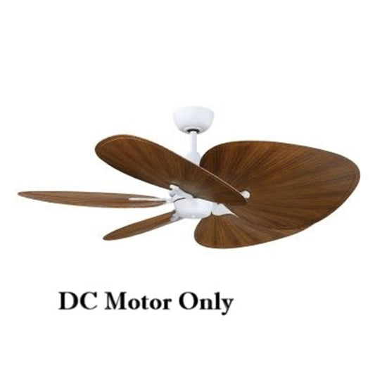 Fanimation Islander 52in 5-Blade DC Ceiling Fan Motor Only | Matte White | Living Room & Bedroom | 52 x 52 x 16 in | Model MAD3250MW
