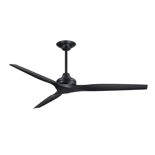 Fanimation Spitfire 64in 3-Blade DC Ceiling Fan Motor Only | Black | Living Room & Covered Patio | 64 x 64 x 21 in | Model MAD6721BL