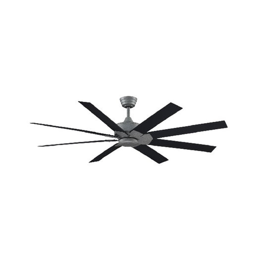 Fanimation Levon Custom 52in 8-Blade Ceiling Fan | Galvanized DC Motor | Living Room & Bedroom | 52 x 52 x 16 in | Model MAD7912GZ
