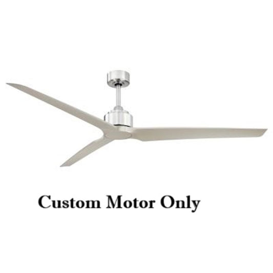 Fanimation TriAire Custom 64in Ceiling Fan Motor | Brushed Nickel DC Motor | Indoor & Outdoor Damp Locations | 64-84in Sweep | Model MAD8515BN