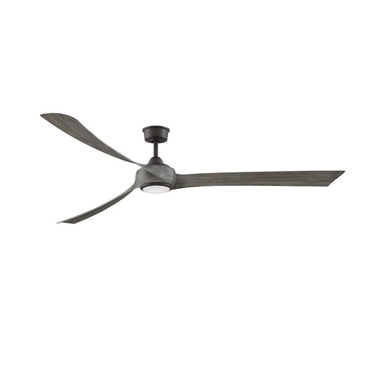Fanimation Wrap Custom 64in 3-Blade Ceiling Fan | Modern Matte Greige Motor | Living Room & Covered Patio | 64 x 64 x 16 in | Model MAD8531GR