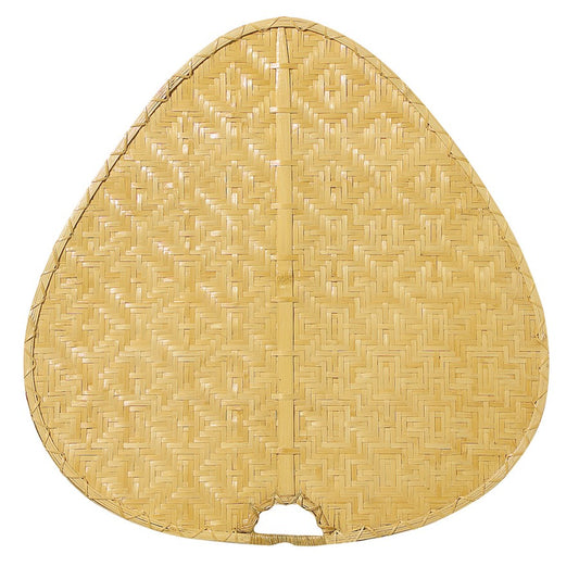Fanimation Palisade 22in Wide Oval Bamboo Fan Blades | Clear Woven Bamboo | Damp Rated Ceiling Fan Replacement Blades | 22 x 22 x 22 in | Model PAD1C