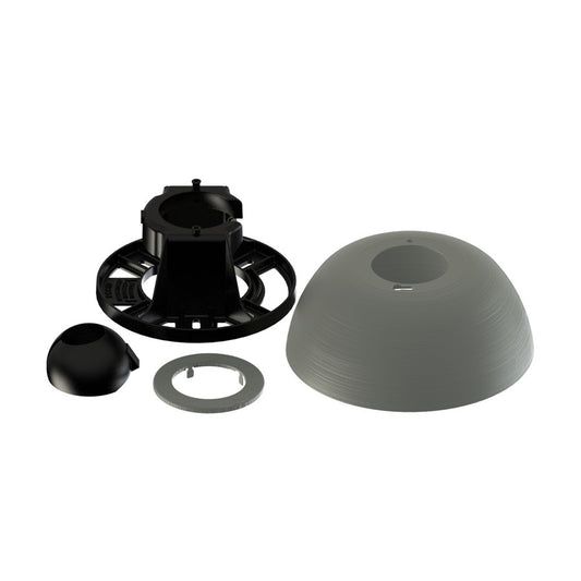 Fanimation Sloped Ceiling Kit 1in | Antique Graphite Finish | For Ceilings up to 42 Degrees | Damp Locations | Model SCK1-52AGP