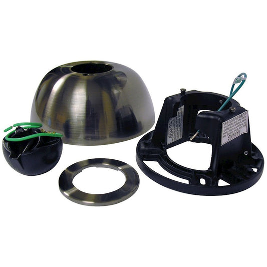 Fanimation Sloped Ceiling Kit 1in | Matte Greige Metal | For Angled Ceilings up to 42 Degrees | 8 x 8 x 5.5 in | Model SCK1-52GR
