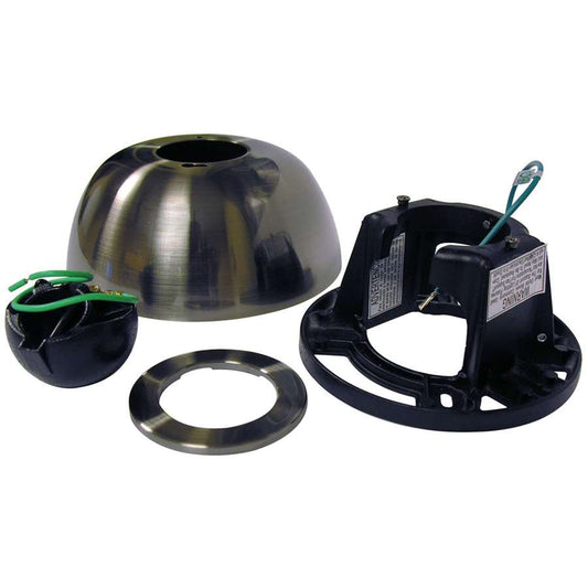 Fanimation Sloped Ceiling Kit 1in | Pewter Metal | Vaulted & Cathedral Ceilings | 6 x 6 x 3 in | Model SCK1-52PW