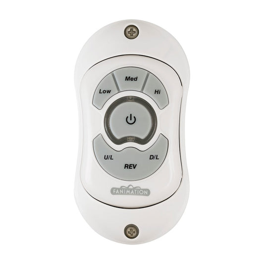 Fanimation TR22WH Ceiling Fan Control | White Finish | For Indoor Fans | 4.5in H | Model TR22WH