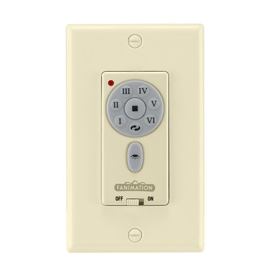 Fanimation TW30LA Wall Control | Light Almond Finish | Fan Speed & Light Control for Ceiling Fans | 0.3 x 1.57 x 4.72 in | Model TW30LA
