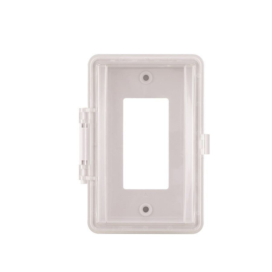 Fanimation WP60 Waterproof Wall Control | Wet Rated Clear Finish | Outdoor & Bathroom Fan Control | 5.16 x 3.73 x 1.65 in | Model WP60