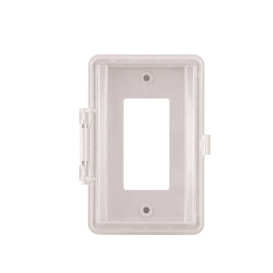 Fanimation WP60 Waterproof Wall Control | Wet Rated Clear Finish | Outdoor & Bathroom Fan Control | 5.16 x 3.73 x 1.65 in | Model WP60