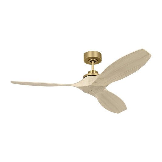 Visual Comfort & Co. 52" Collins Smart Ceiling Fan, Brass - 3CLNSM52BBSWWO