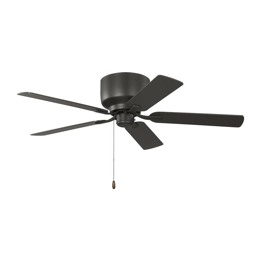 Generation Lighting Linden 52 Hugger Fan, Bronze/Bronze/Walnut - 5LDH52BZ