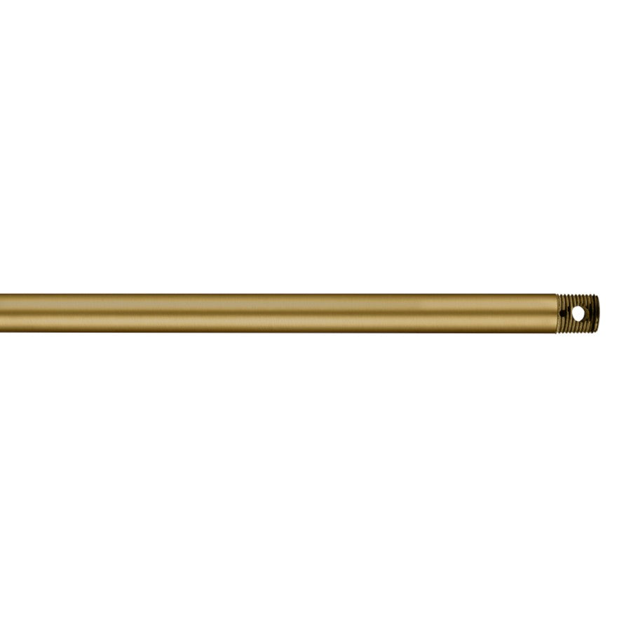 Generation Lighting 60" Threaded Downrod, Burnished Brass - DRT60BBS