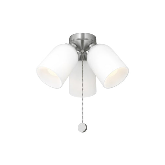 Generation Lighting Emile Light Kit, Brushed Nickel/Etched White Glass - MC267BS