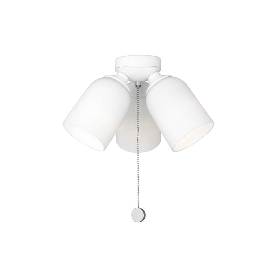 Generation Lighting Emile Light Kit, White/Etched White Glass - MC267RZW