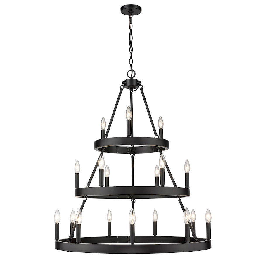 Chandelier, Matte Black