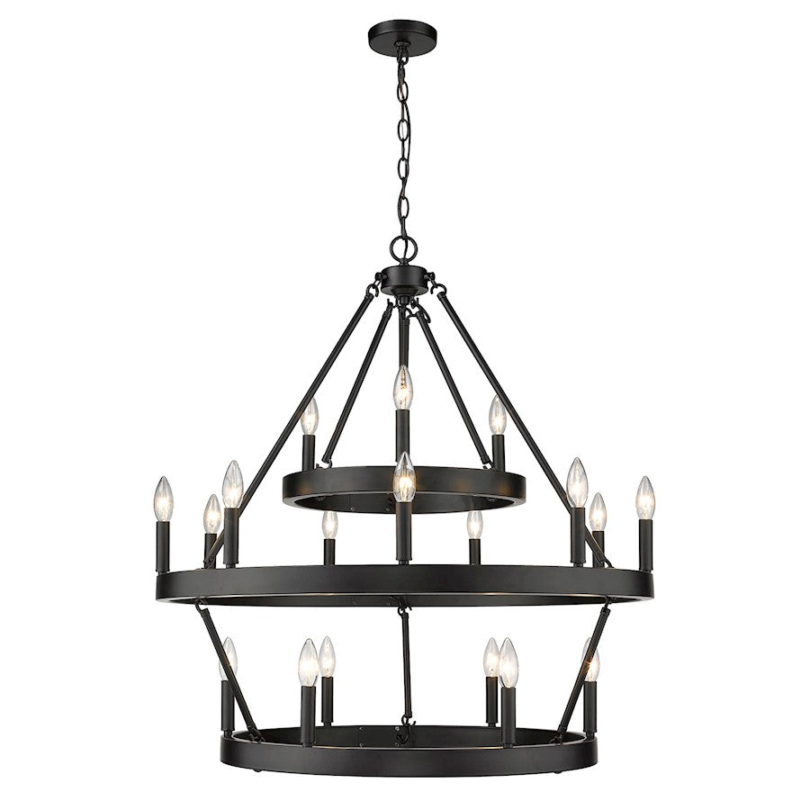 Chandelier, Matte Black